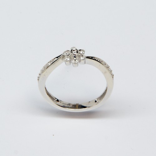 9ct White Gold Diamond Ring